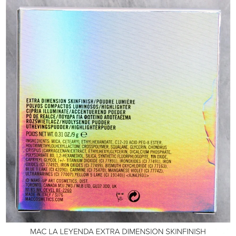 MAC Cosmetics La Leyenda Extra Dimension Skinfinish